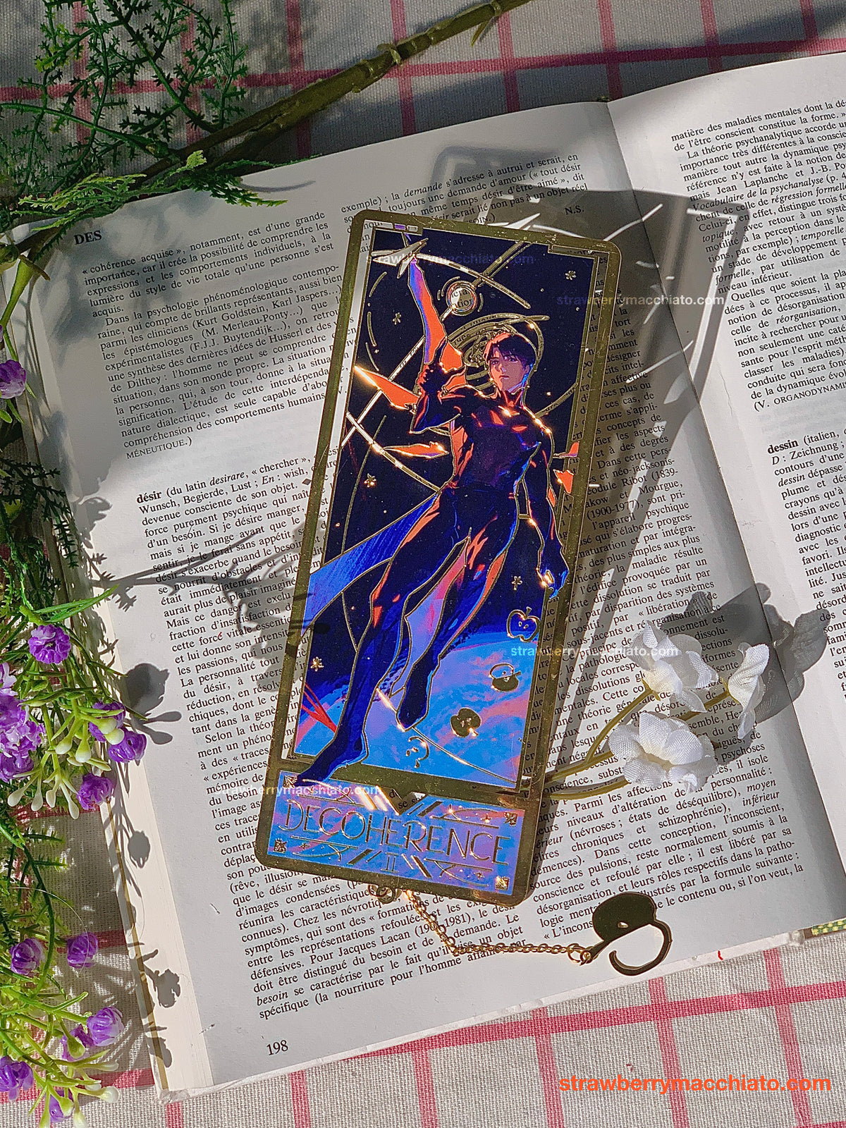 Love and Deep Space Metal Bookmark Caleb