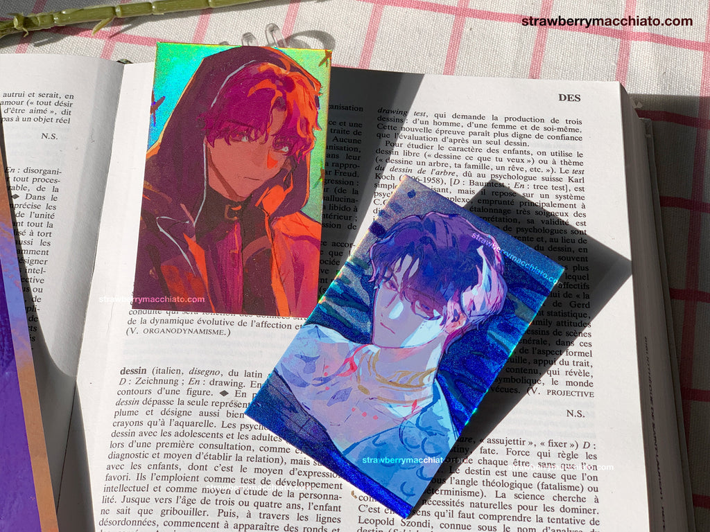 Love and Deep Space Metal Bookmark Rafayel