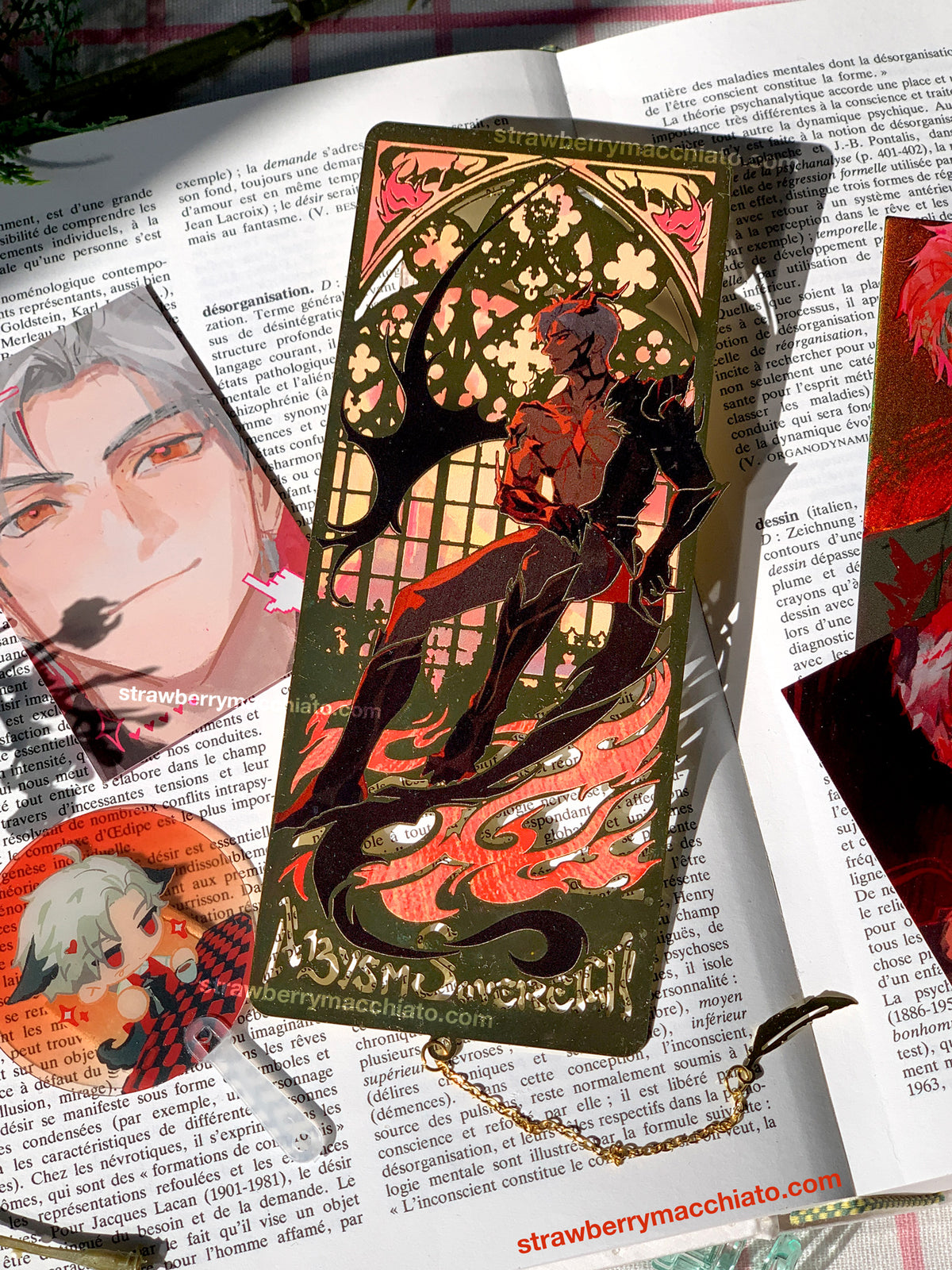 Love and Deep Space Metal Bookmark Sylus
