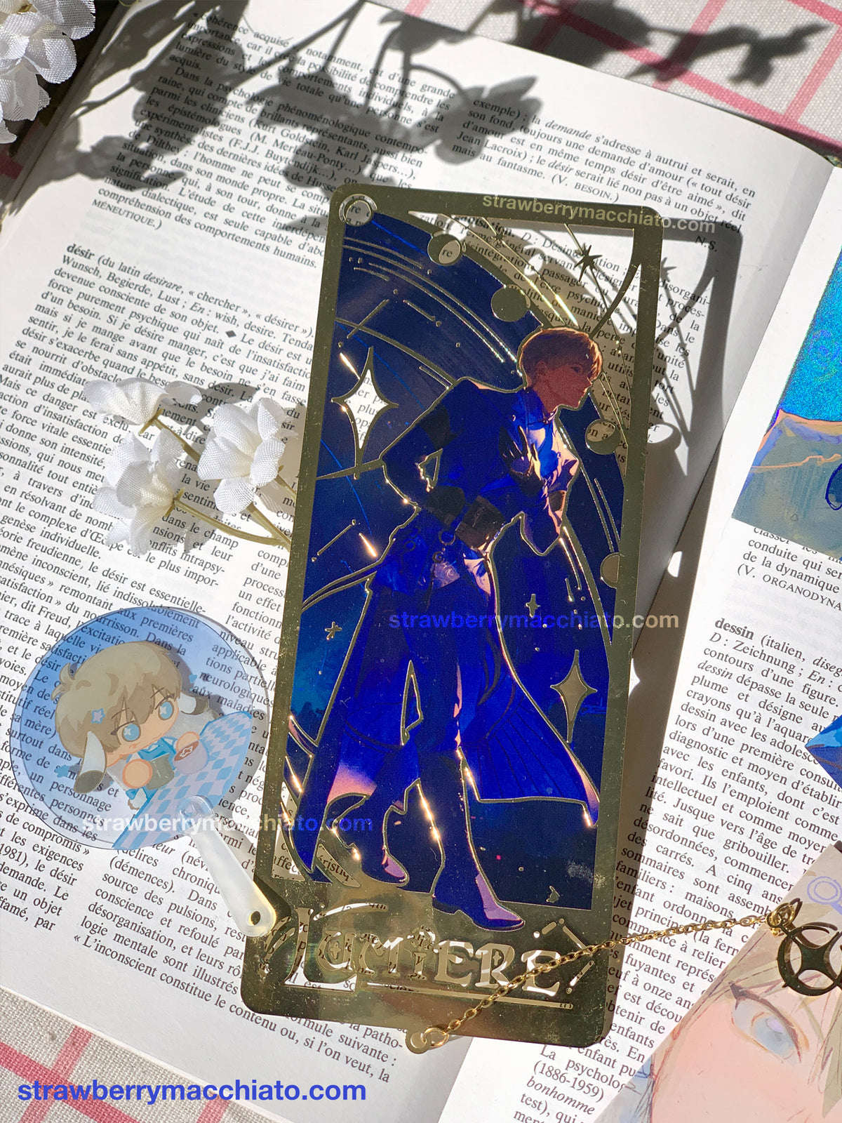 Love and Deep Space Metal Bookmark Xavier