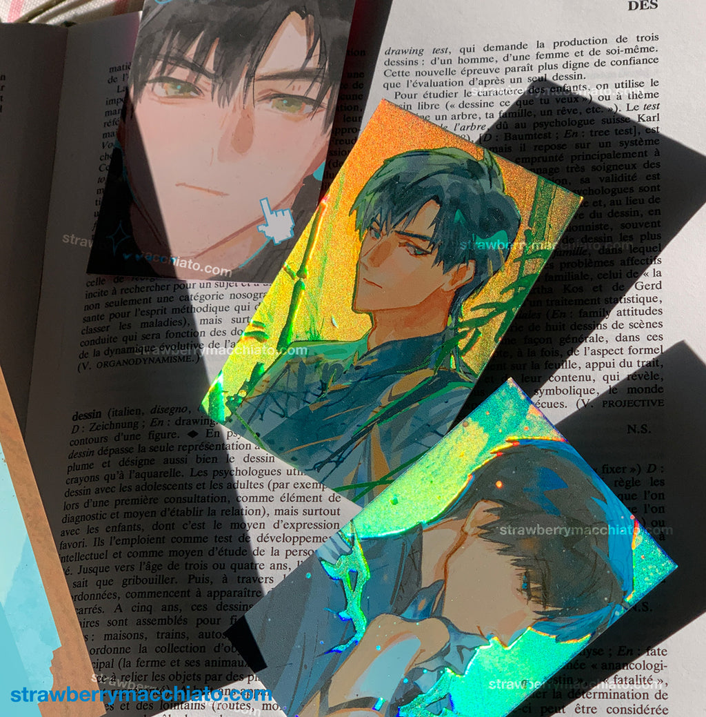 Love and Deep Space Metal Bookmark Zayne