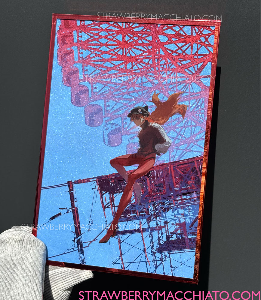Evangelion [Shikinami] Asuka Acrylic Shikishi