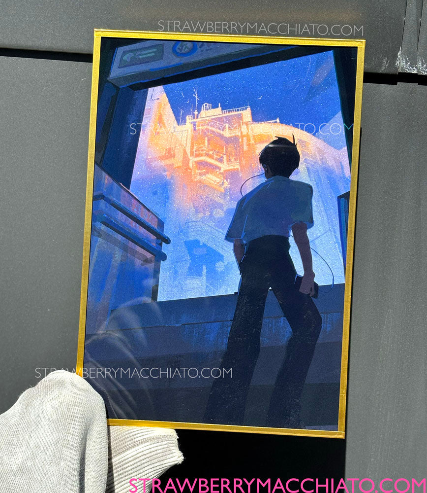 Evangelion [Goodbye to All Evangelion] Shinji Acrylic Shikishi