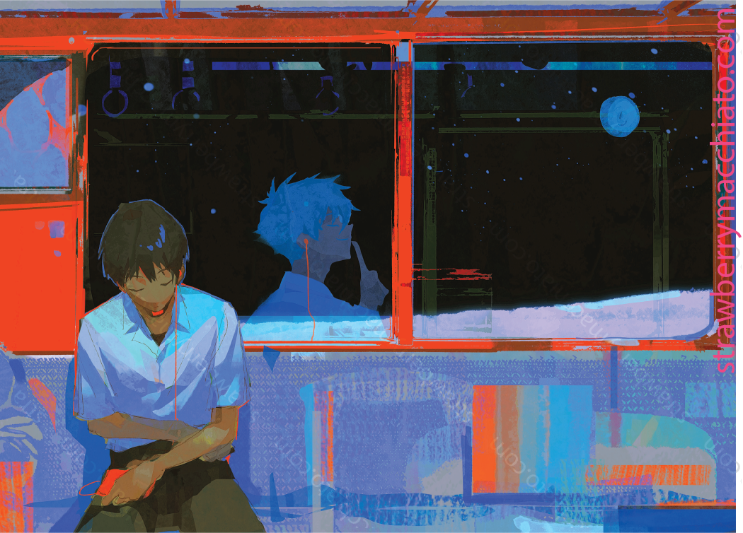 Evangelion Print - Kaworu & Shinji