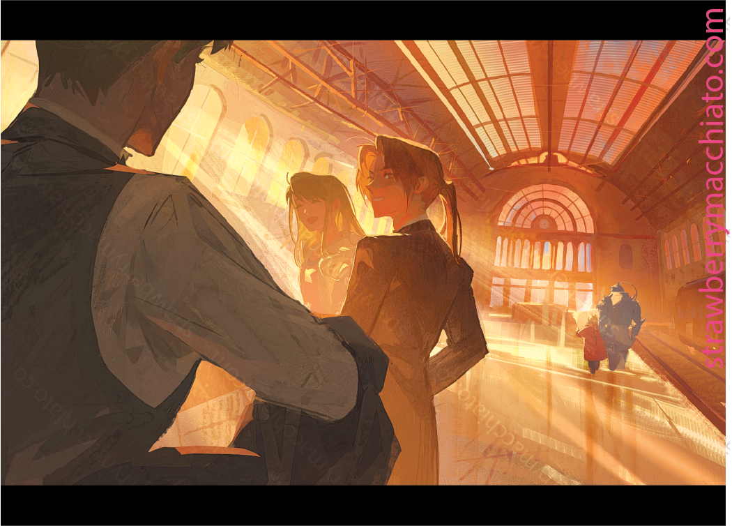 Fullmetal Alchemist Print - Train