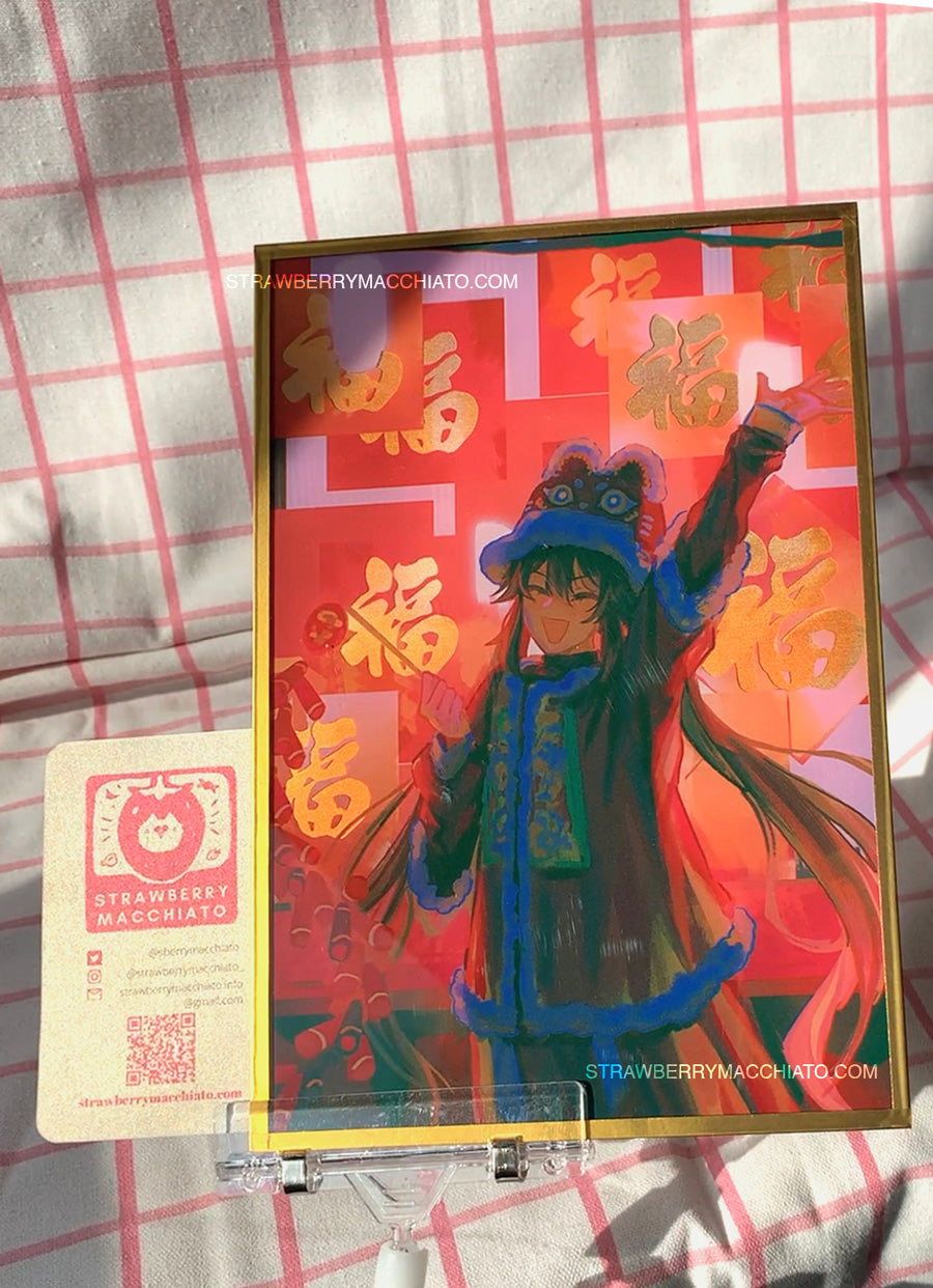 [SALE] Genshin Hutao Acrylic Shikishi