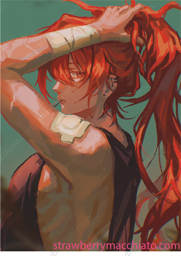 Genshin Impact Print - Diluc