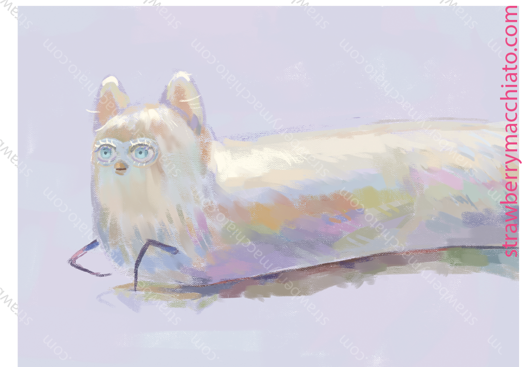 Jujutsu Kaisen Print - Gojo Cat - Furby