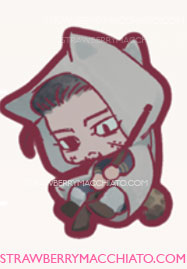 Golden Kamuy Wooden Keychain