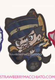 Golden Kamuy Wooden Keychain