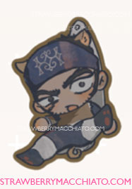 Golden Kamuy Wooden Keychain