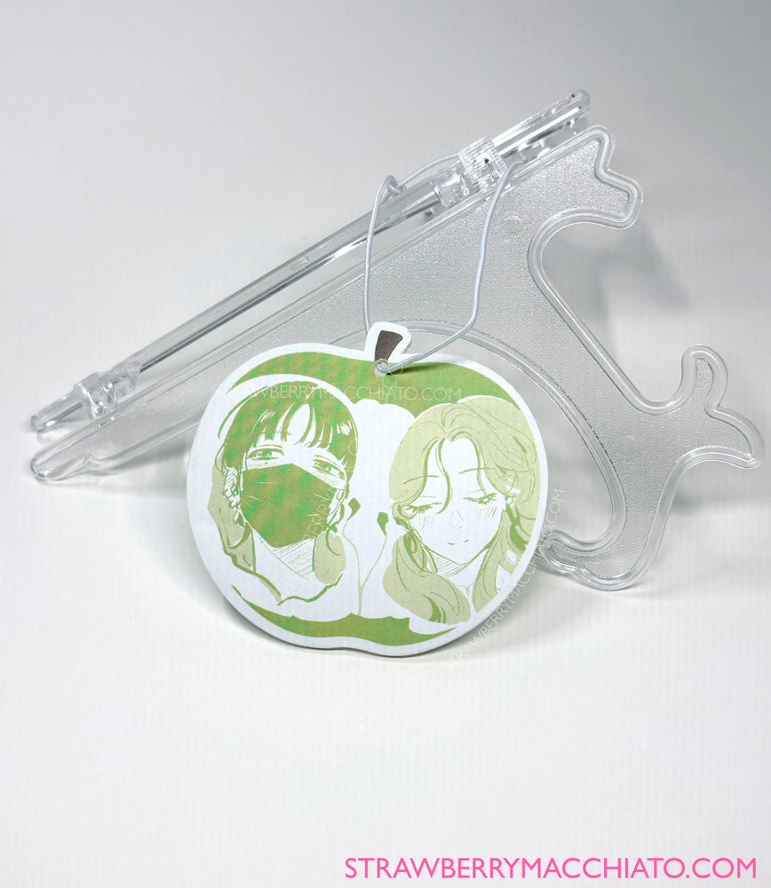 "Green Yuri" Green Apple Air Freshener