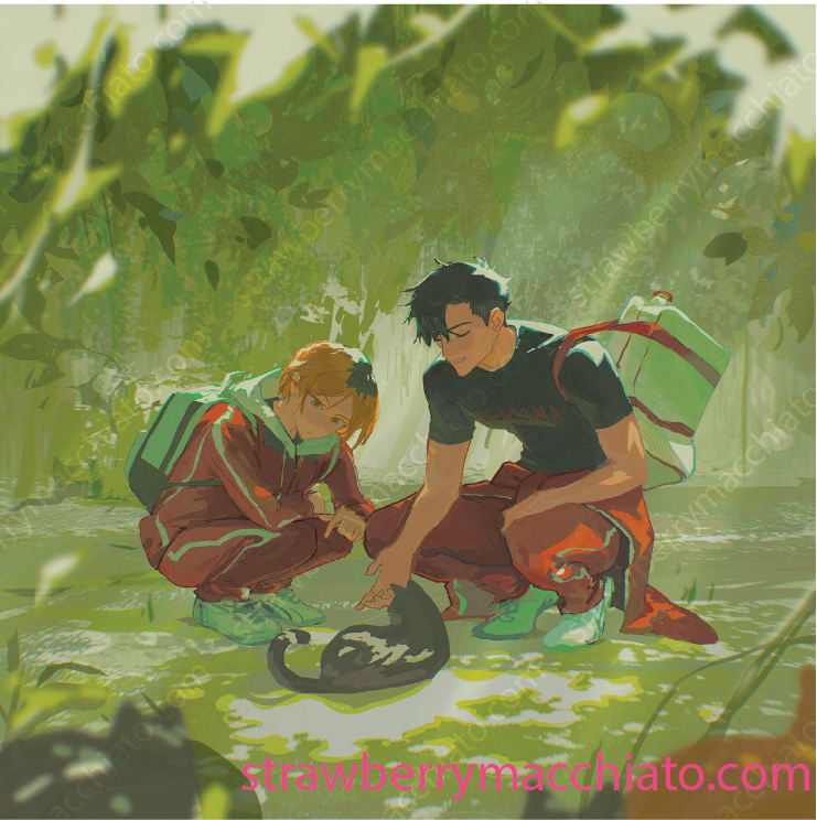 Haikyuu Print - Nekoma (Kuroo *Kenma)
