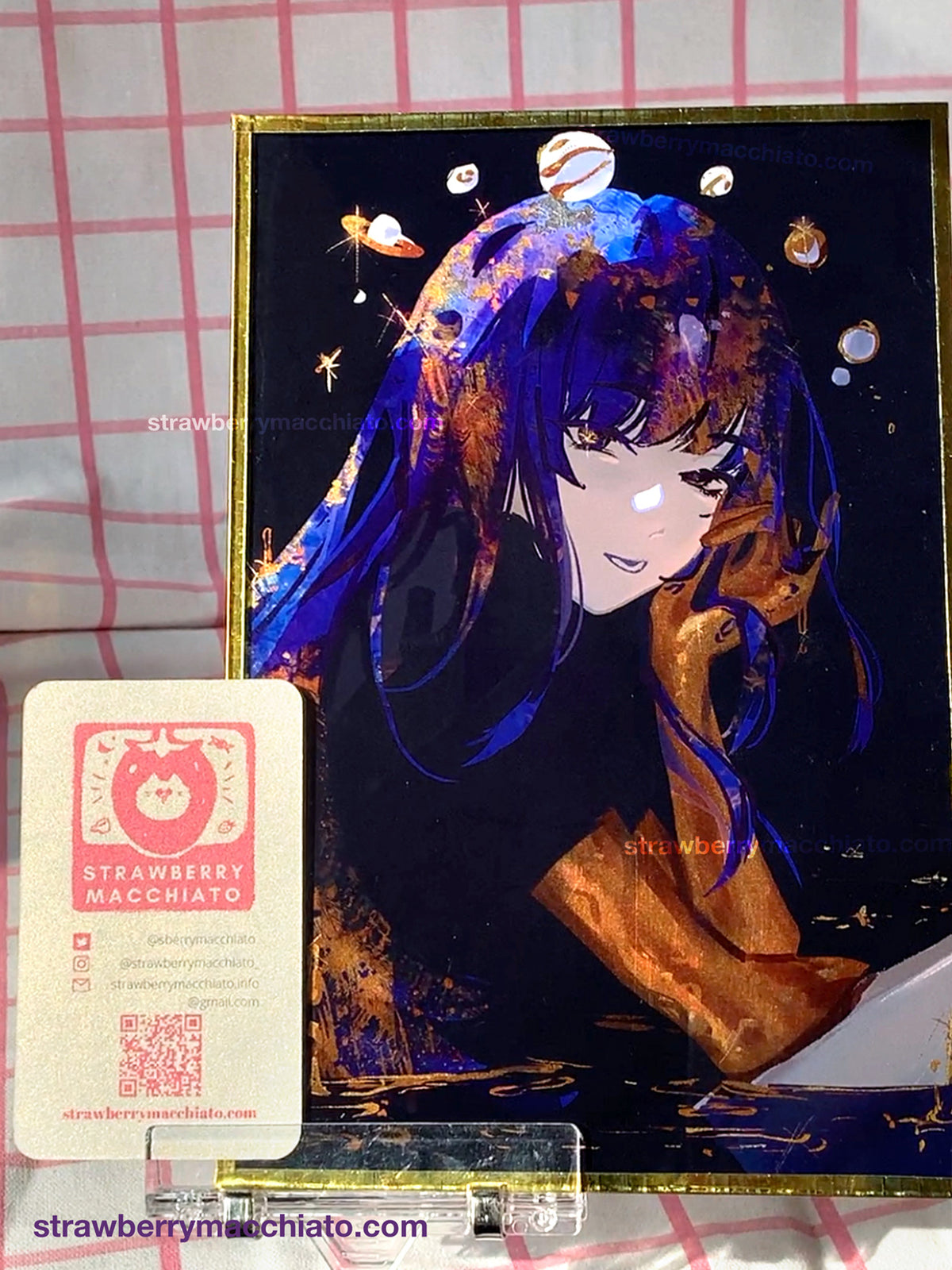 Land of the Lustrous Lapis Acrylic Shikishi