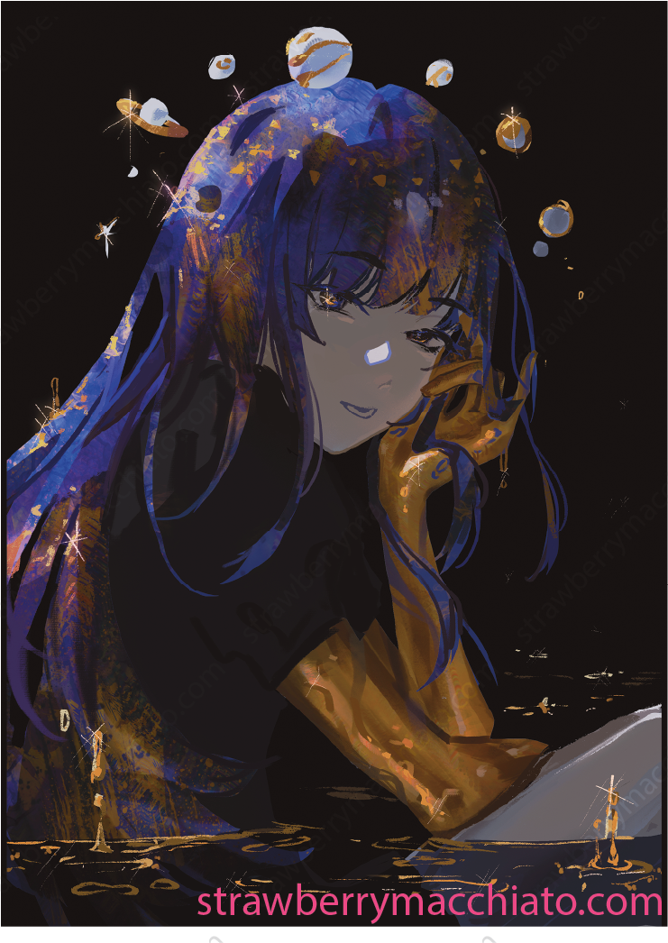 Land of the Lustrous Print - Lapis Lazuli