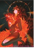 Land of the Lustrous Print - Padparadscha
