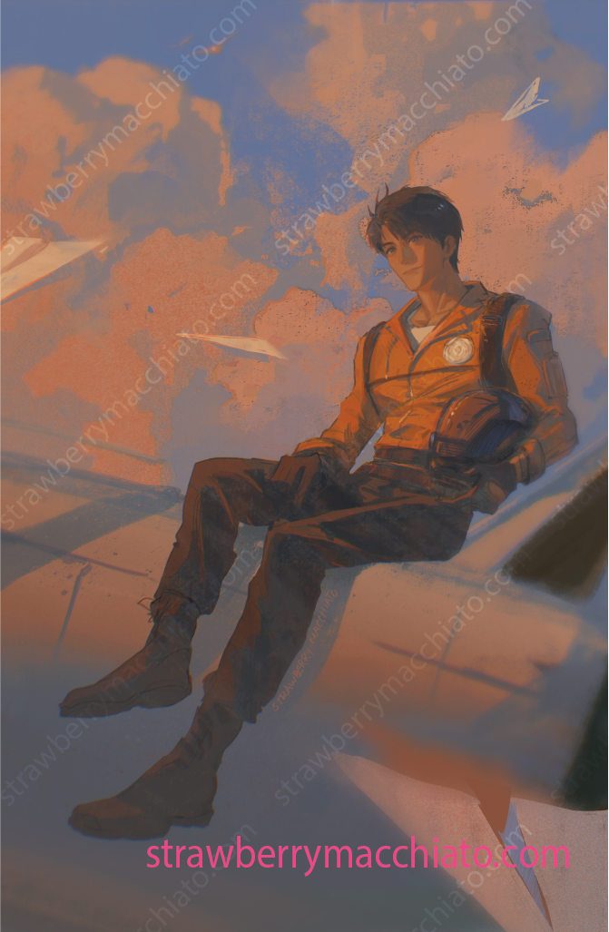 Love and Deepspace Print - Caleb Mecha