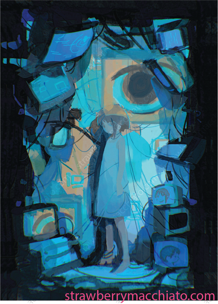 Serial Experiments Lain Print - Lain