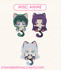 Anime Waggytail Keychains