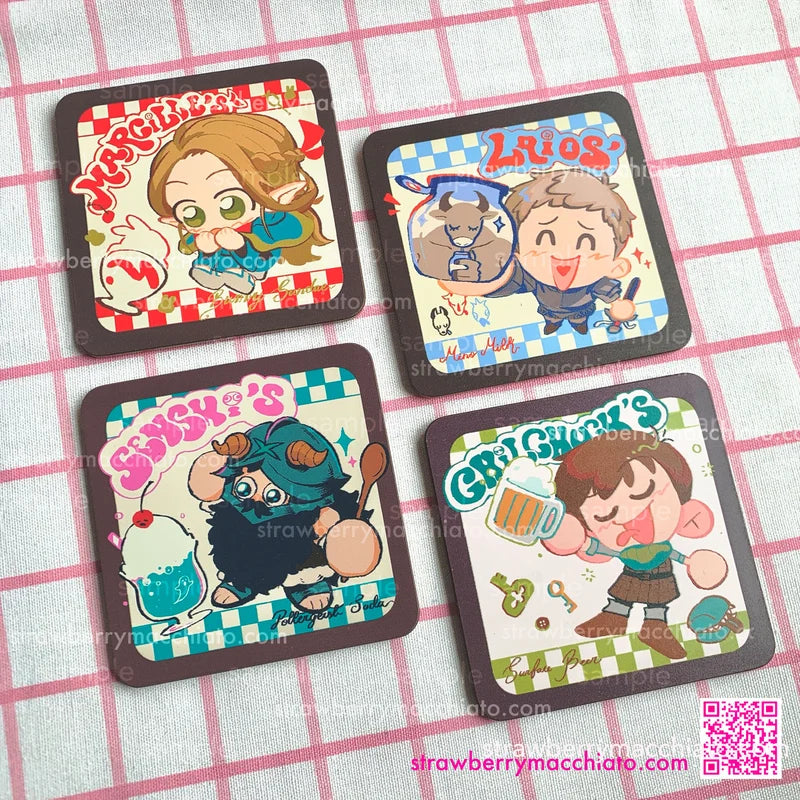 [LAST CHANCE] Dungeon Meshi - Wooden Coasters