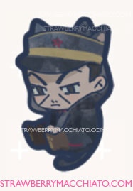 Golden Kamuy Wooden Keychain