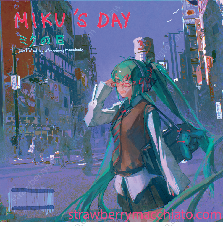 Vocaloid Print - Miku Day